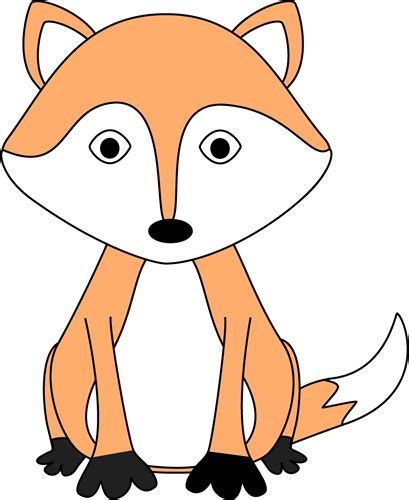 Cute Fox Clip Art Clip Art Library