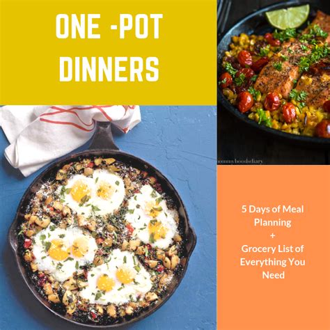 One Pot Dinners Meal Plan Kokoro Nutrition