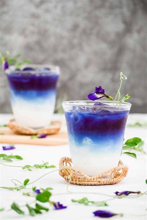 Butterfly pea flower tea, also called blue tea owing to its brilliant shade of sapphire, confers amazing health benefits like promoting weight loss and the bright blue petals from the flowers of the butterfly pea plant have been used as an ingredient in herbal tea drinks throughout the region for centuries as. Butterfly Pea Milk - Easy Recipe | Cooking with Nart