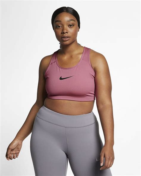 Nike Swoosh Womens Medium Support Non Padded Sports Bra Plus Size