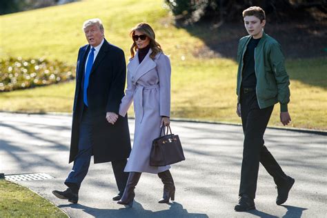Barron trump has a pretty tall body height since both of his parents also pretty tall, his father is 6'2 height while his mother is 5'11 height. Coronavirus: Trump says teenage son Barron 'isn't as happy ...
