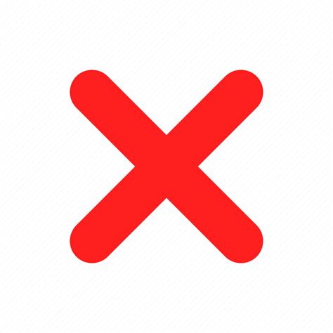 Cancel Close Delete Exit Red Remove X Icon Download On Iconfinder