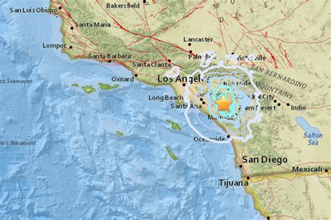An earthquake measuring 8.2 on the richter scale has struck just south of the alaskan peninsula. California earthquake MAP: Where did earthquake hit ...