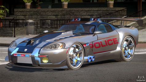 Dodge Viper Srt Police V11 For Gta 4