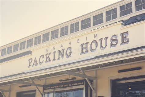 Anaheim Packing House Sign Editorial Photography Image Of Logo 147321607
