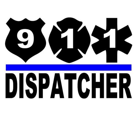 911 Dispatcher Decal Decals First Responder 911 Etsy