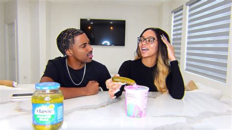 trying my girlfriend s pregnancy cravings never again youtube