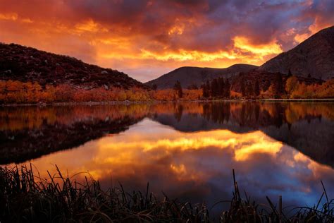 Autumn Sunrise Over Lake Wallpapers Wallpaper Cave