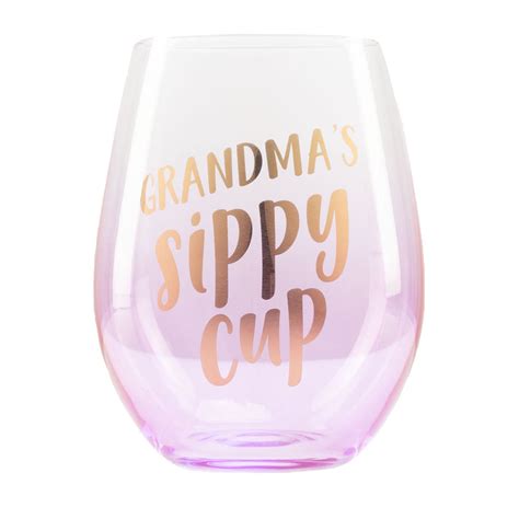 Grandma S Sippy Cup Wine Glass Pearhead