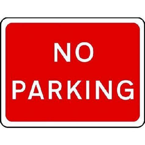 No Parking Sign Malaysia Accuform Signs® 18 X 12 Reflective