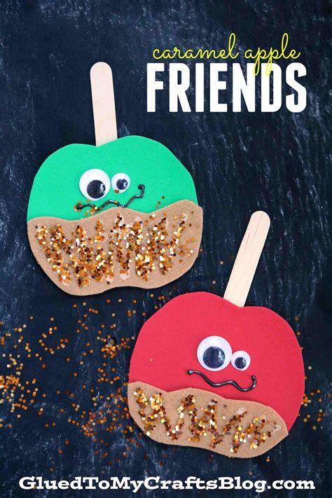 Felt Caramel Apple Friends Craft For Kids Artofit