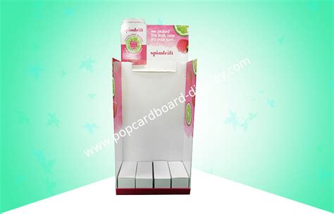 Case Stacker Pos Cardboard Displays Stand Biodegradable Material Easy