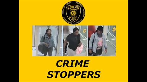 gloucester township police crime stoppers video shoplifting old navy and gap stores 5 18 2023