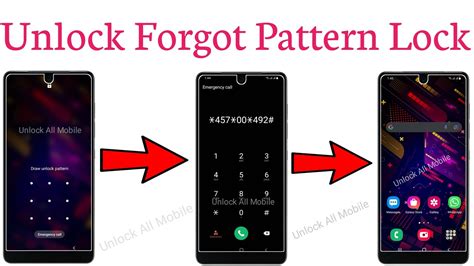 Unlock Android Mobile Forgot Pattern Lock Unlock Password Lock
