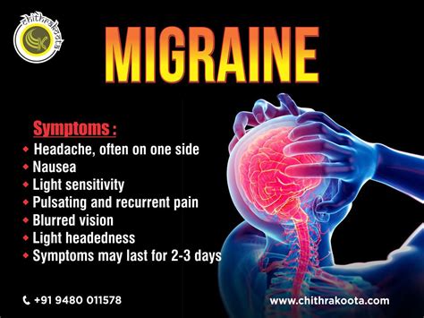 Migraine Is A Widespread Chronic And Intermittently Disabling Disorder