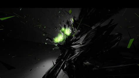 Dark Green Abstract Design Hd Wallpaper For Your Pc