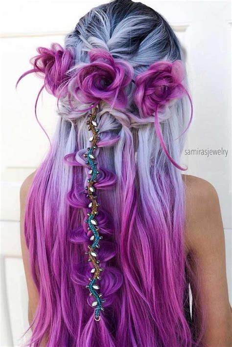 43 Vibrant And Pastel Mermaid Hair Color Ideas Mermaid Hair Color