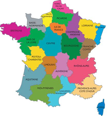 General map of france showing main towns & cities this map shows all mainland french regional capitals, plus other major regional towns and cities that are not regional capitals. MAP OF FRANCE : Departments Regions Cities - France map