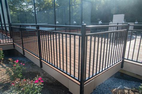 Aluminum Railing Installation Best Powder Coated Deck And Porch Railings