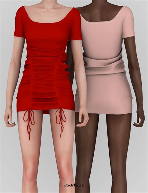 Lace Shirred Short Dress Patreon Sims 4 Clothing Sims 4 Mods