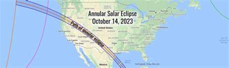 2023 Solar Eclipse Map 2023