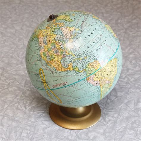 Small Vintage World Globe World Globe Digital Illustration Globe