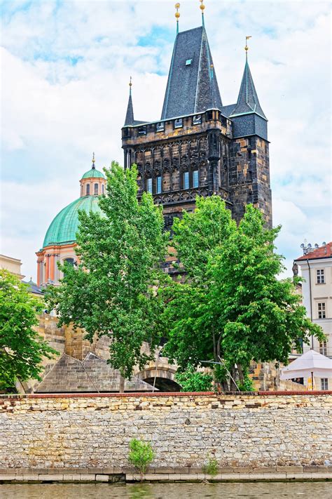 Premium Photo Powder Gate Gothic Tower In The Old Town Of Prague