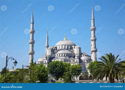 Mezquita Azul Sultanahmet Camii En Estambul Imagen De Archivo