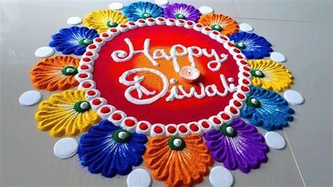 Happy Diwali Colourful Rangoli Designs 2023 Radiant Rangoli