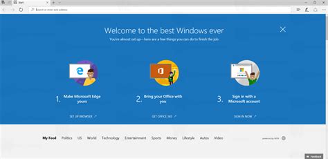 Windows 10 Welcome Experience Page Consumingtech