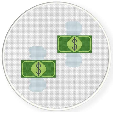 Borrow from grandma, pick up at a garage sale or buy brand new. Flying Money Cross Stitch Pattern | Cross stitch, Cross ...