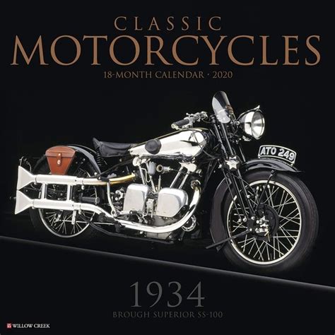 Classic Motorcycles 2020 Wall Calendar By Willow Creek Press Willow