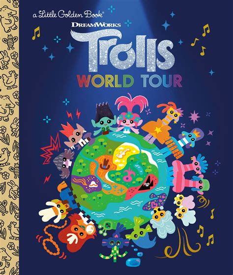 Lgb Trolls World Tour Little Golden Book Dreamworks Trolls World Tour