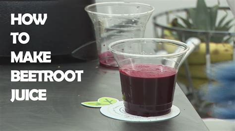How To Make Beetroot Juice Youtube