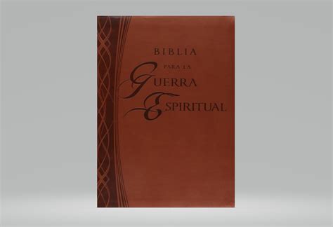 Biblia Para La Guerra Espiritual Imitación Piel Marrón Rvr60 Librería
