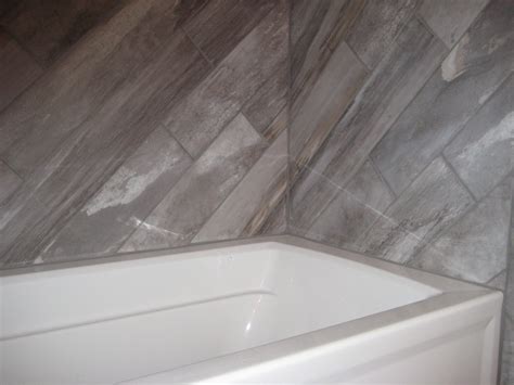 Santee 6x24 Set Diagonally On Tub Surround Walls Shower Tile Tub