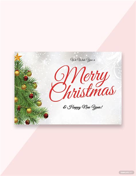 Christmas Card Templates Word