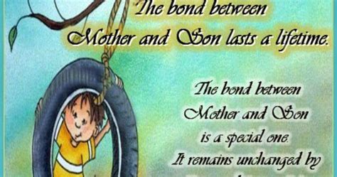 the bond between a mother and her son