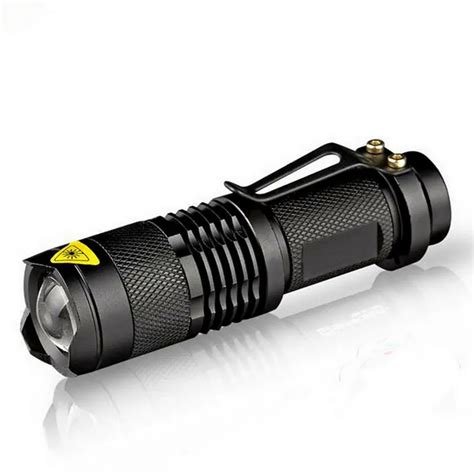 Review Led Flashlight Q5 2000lm 3 Modes Zoomable High Quality