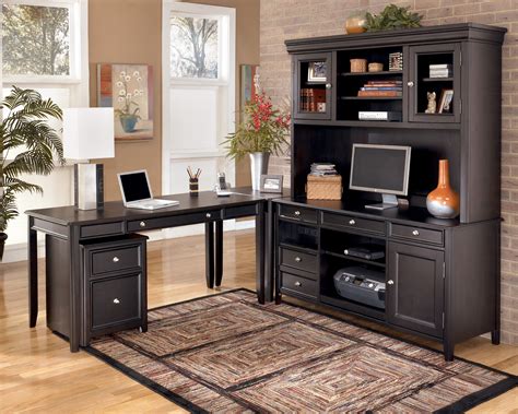 Get 5% in rewards with club o! Carlyle Contemporary Black Wood Office Furniture Set | The ...