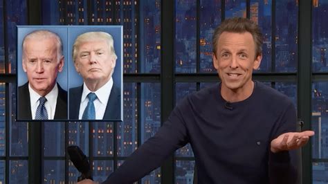 Meyers Roasts Potential Biden Trump Rematch On Late Night