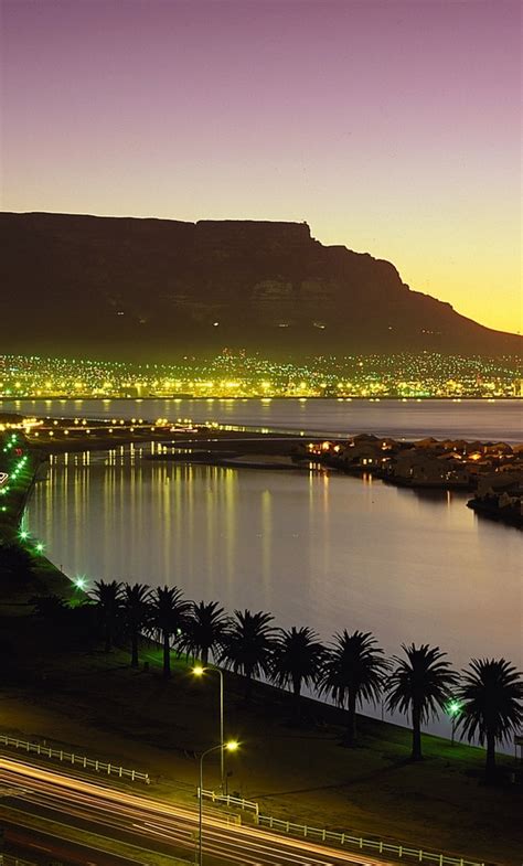 1280x2120 Cape Town South Africa Night Lights Iphone 6 Plus Wallpaper