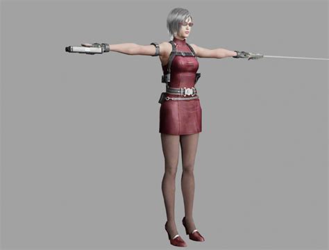 Ada Wong Re4 Ücretsiz 3d Model In Kadın 3dexport