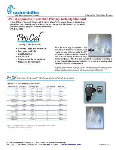 CLX XT Online TRO Chlorine Monitor HF Scientific PDF Catalogs Technical Documentation