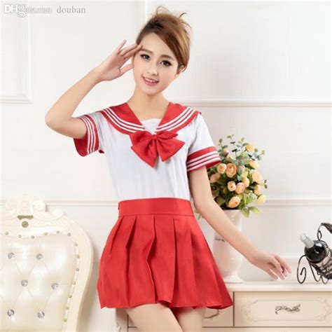 Wholesale Japanese School Girl Uniform Dress T Shirt