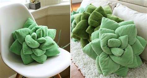 Don't panic no sewing is involved. Cute Succulent Pillows for Your Home - Kitchen Fun With My ...