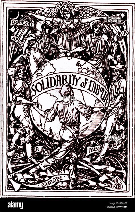 Solidarity Of Labour Freedom Fraternity Equality Design By Walter