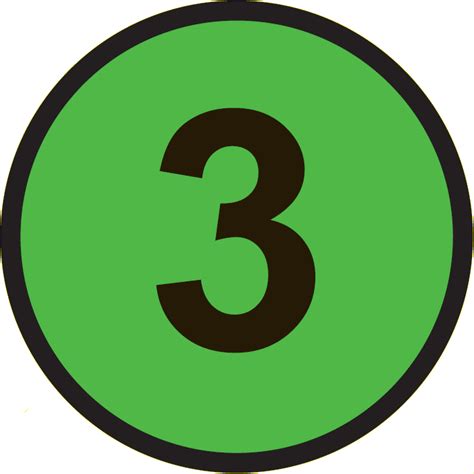 Number 3 Png Photo Image Png Play