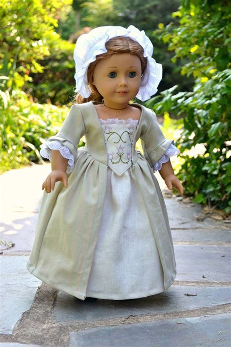Reserved For Andrea Squires Scottish Colonial Gown For American Girl