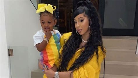 Cardi B Shares Adorable Moment With Daughter Kulture Unborn Sibling